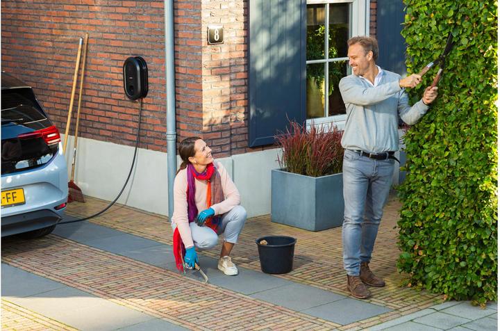 Actual product image Ratio Electric Charging station solar 11 - 22 kW, type 2, WLAN/LAN/BT, 5 m (Type 2, 22 kW, 32 A)