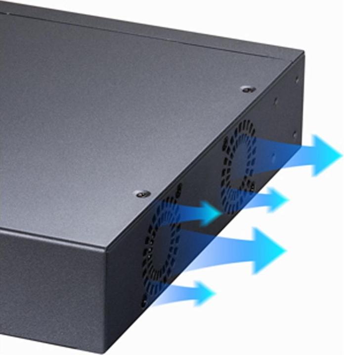 Actual product image Cudy GS1020PS2 network switch Gigabit Ethernet (10/100/1000) Power over Ethernet (PoE) Black (18 ports)