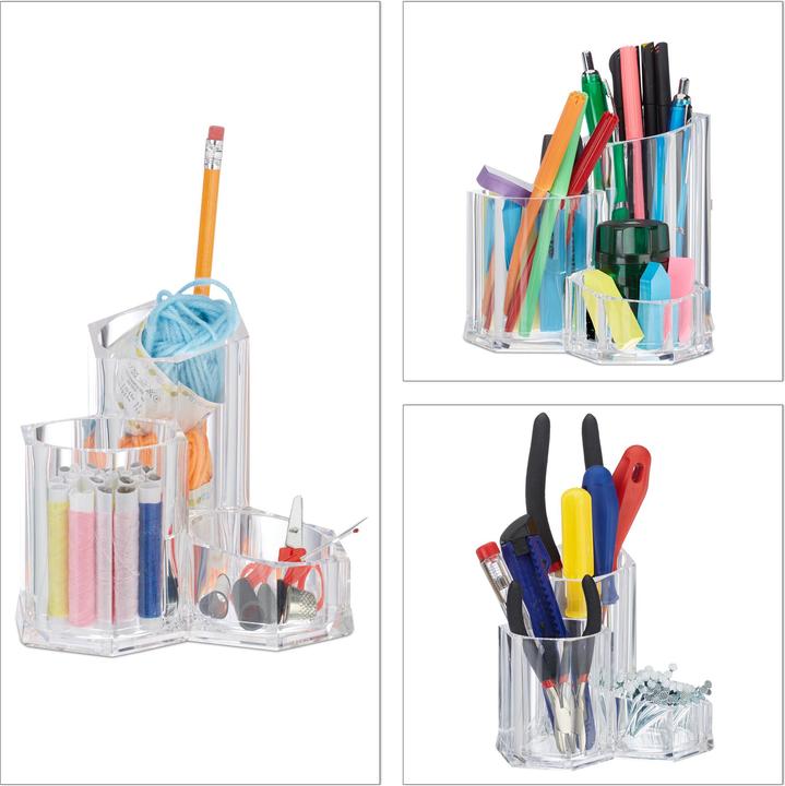 Actual product image Relaxdays Brush holder