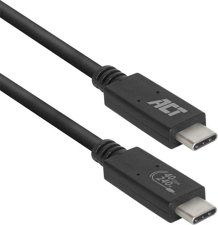 Immagine prodotto Cavo di connessione USB4" 40Gbps C maschio - C maschio 0,8 metri Certificato USB-IF (0.80 m, USB 4.0, 240 W)