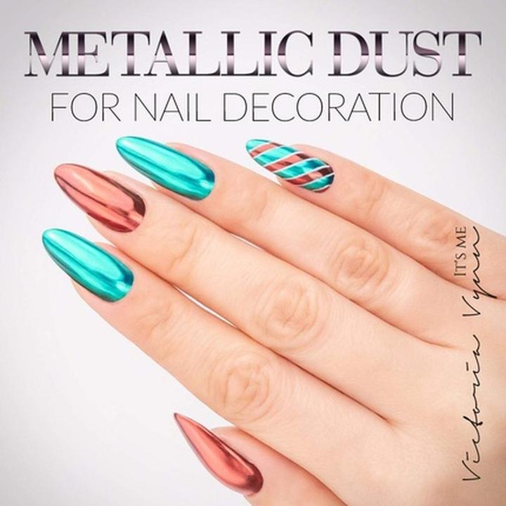 Actual product image Visconti Di Modrone METALLIC DUST 23 Red (single-coloured)