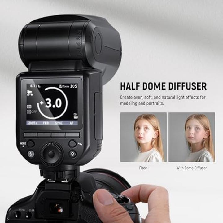 Produktbild Neewer Z2-C Rundkopf Blitz Speedlite (Aufsteckblitz, Canon)