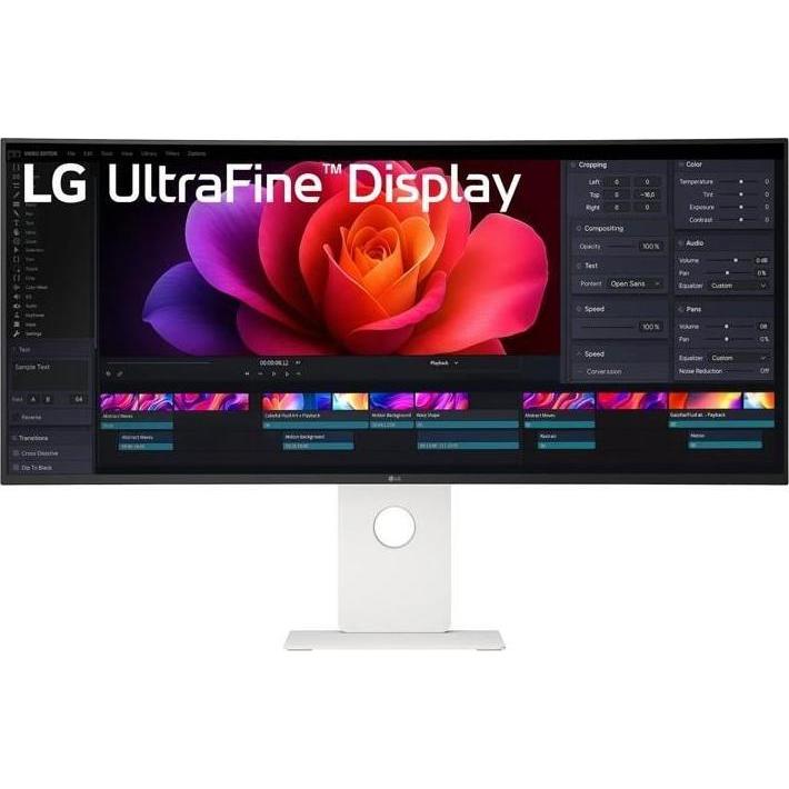 LG 40U990A-W (5120 x 2160 Pixel, 40"), Monitor, Schwarz, Weiss