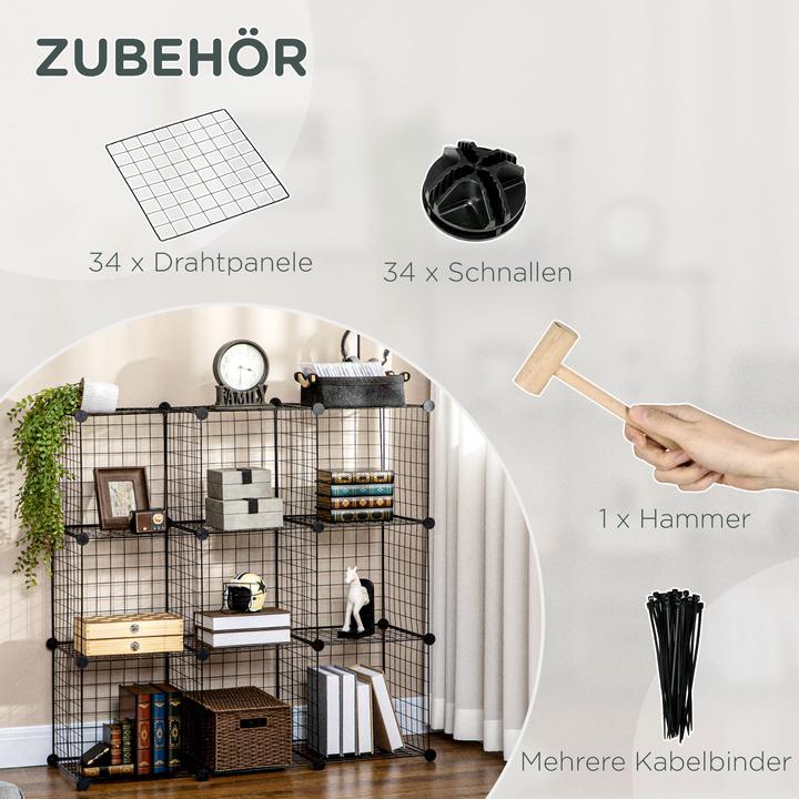 Actual product image Homcom Shelving system with DIY function (35 x 35 x 35 cm)