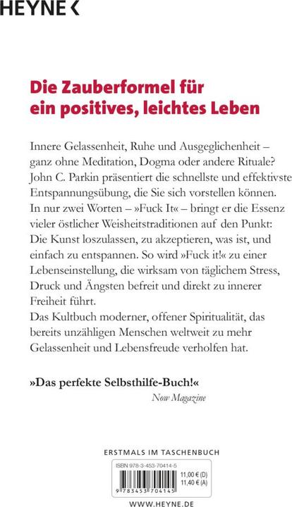 Produktbild Fuck It! (Deutsch, John C. Parkin, 2021)