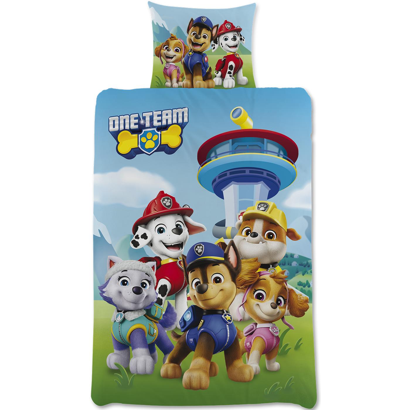 Paw Patrol, Biancheria da letto bambini, – Junior Bedding Set 100x140 (PT80109)