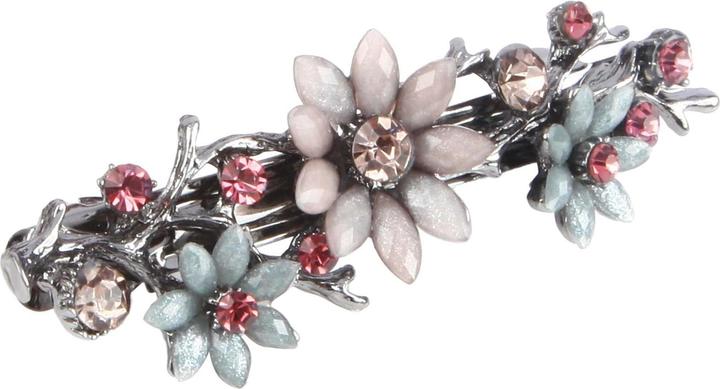 Produktbild Activity Board 2 Stück Elegante Haarspangen Exquisite Blume Kristall Haarspangen Vintage (2 Stk.)