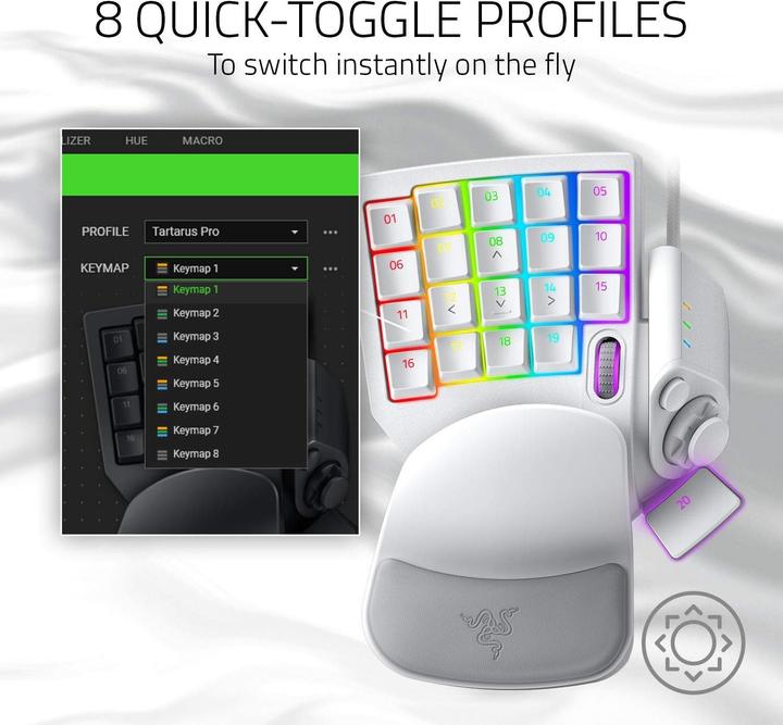 Actual product image Razer Tartarus Pro (Numeric keypad, Cable)