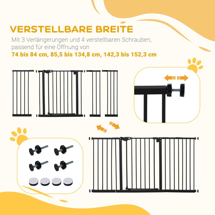 Actual product image PawHut Barrier grille without hole (136.30 cm)
