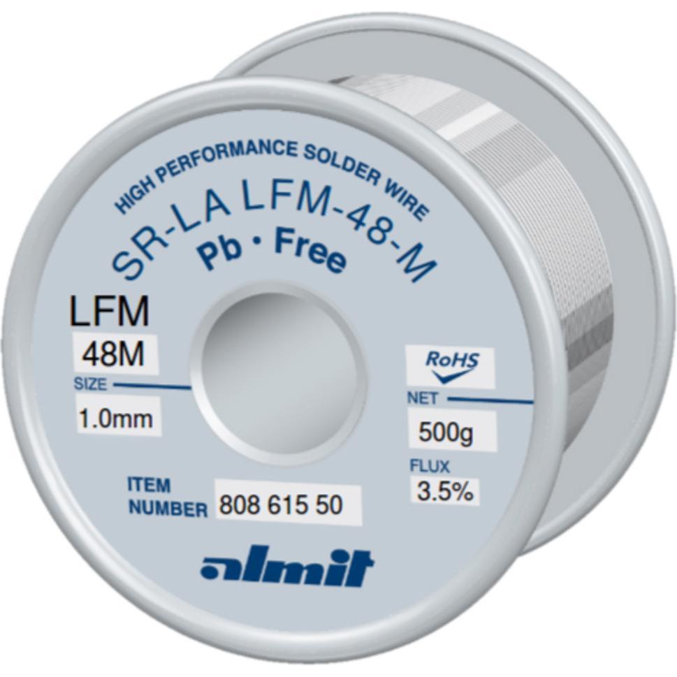 Thumbnail - Almit Lötdraht, SR-LA SUPER LFM-48-M, 1,0 mm, 500 g, Lötgerät Zubehör