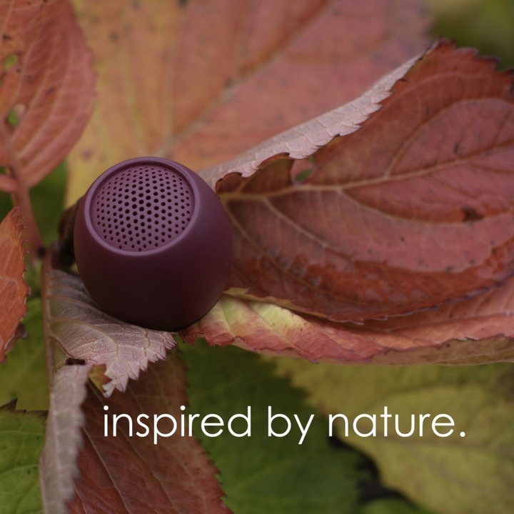 Immagine prodotto Boompods Zero Bluetooth® Speaker Handsfree, antiurto, impermeabile Borgogna (5 h, Batteria ricaricabile)