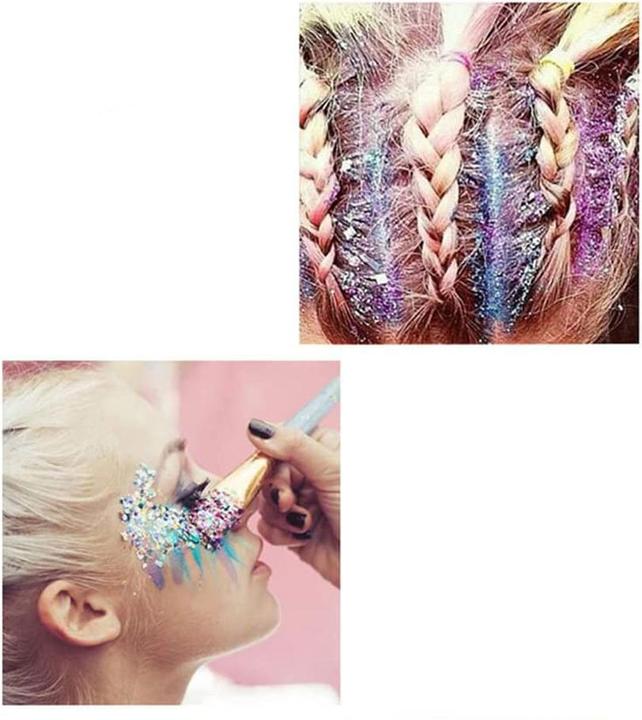 Produktbild Noya Holographisches Festival Gesichts- und Körper Glitzer Selbstklebende Glitter Gel Lidschatten