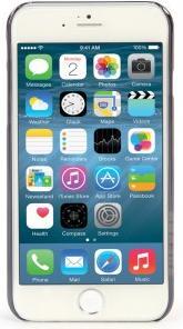 Actual product image Tucano Snap Case Electro for iPhone 6 Plus (5.5) Black Metallic (Apple iPhone 6 Plus)