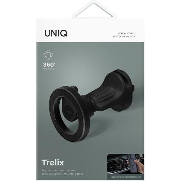 Thumbnail - Uniq magnetyczny uchwyt sam Trelix Car Air Vent Mount czarny/midnight black, Smartphone Halterung, Schwarz