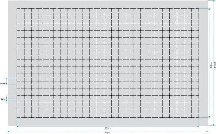Actual product image Feldherr DS025R - 25 mm double-size grid foam insert (Foam material)
