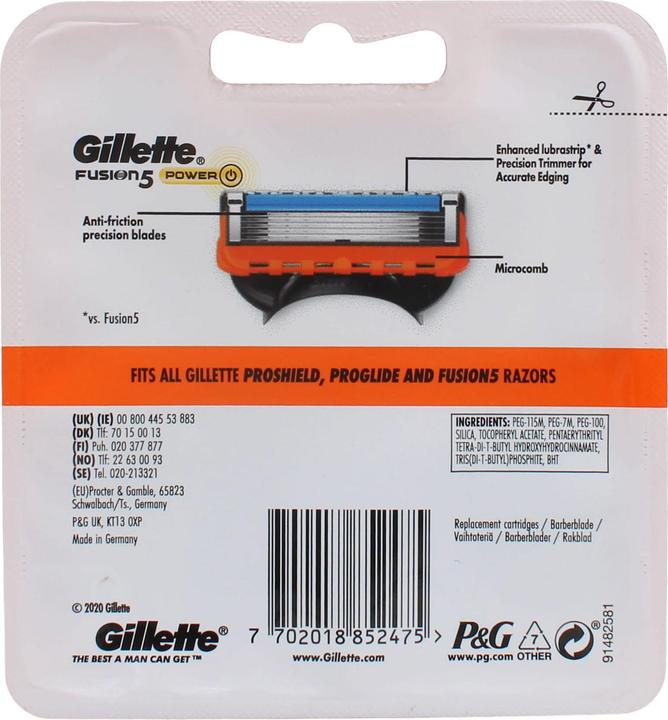 Produktbild Gillette Fusion Power (4x)