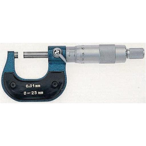 RS PRO, Comparatore + micrometro, Spindle lock Micrometer 0-25mm