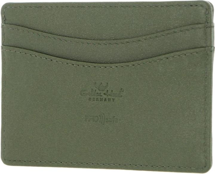 Actual product image Golden Head Valencia credit card holder RFID protection leather 10 cm