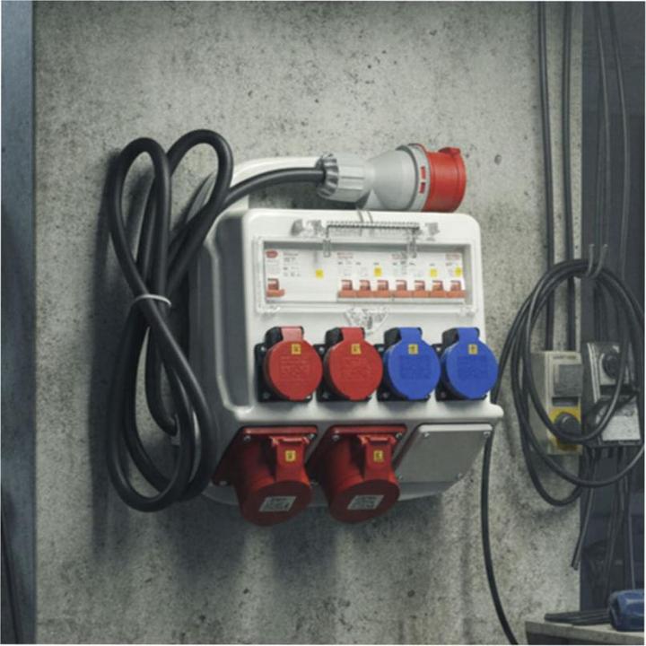 Produktbild Ekström Baustromverteiler (6x, CEE 16/5, Typ 13, Typ 25)