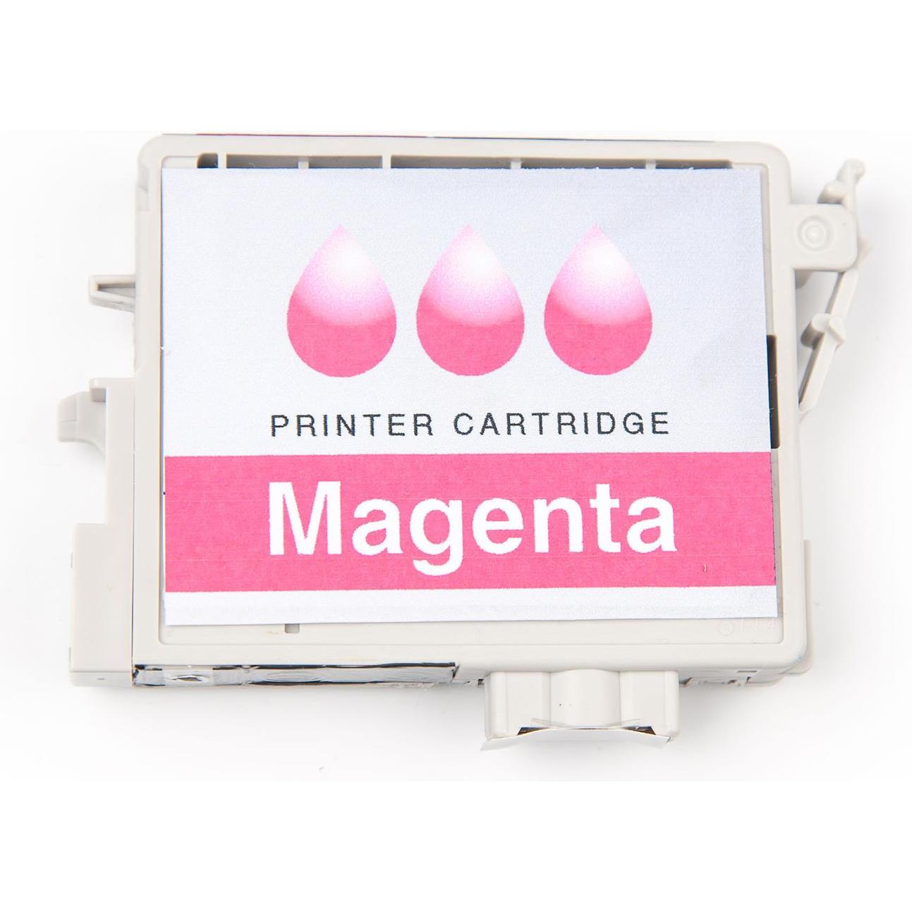 Inkadoo, Druckerpatrone, Druckerpatronen kompatibel zu Epson C13T636300 / T6363 Tintenpatrone, magenta Magenta (M)