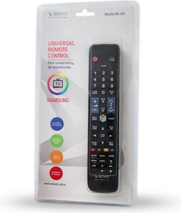 Image du produit Savio RC-09 (Télécommande universelle, Infrarouge)