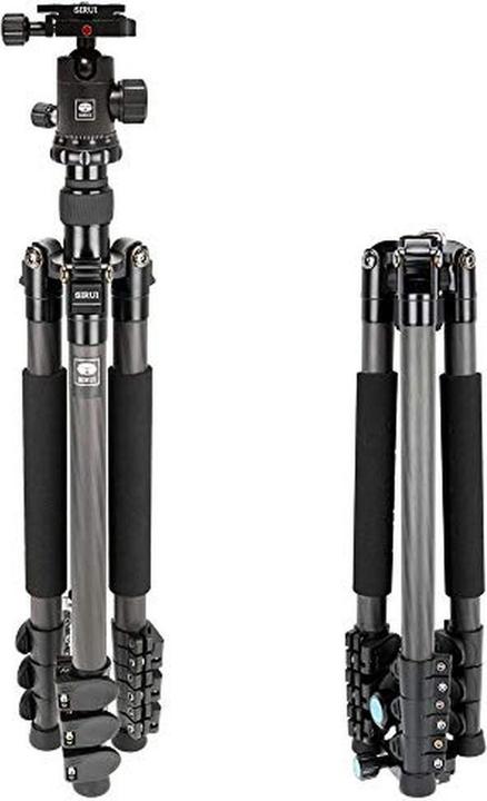 Actual product image Sirui AM-1204E + G-10K Carbon tripod with ball head (height: 148 cm, max. load capacity: 8 kg. (Carbon)