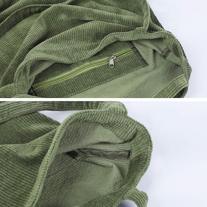 Actual product image Only-Bags.Store Shoulder bag Large capacity corduroy shoulder bag Retro handbag for everyday use, office