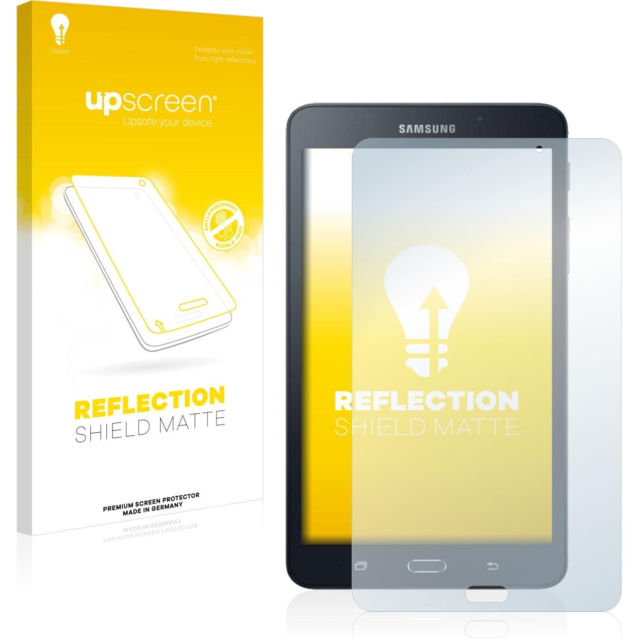 upscreen Reflection Shield Displayschutz Matt (1 Stück, Galaxy Tab A6 7.0), Tablet Schutzfolie