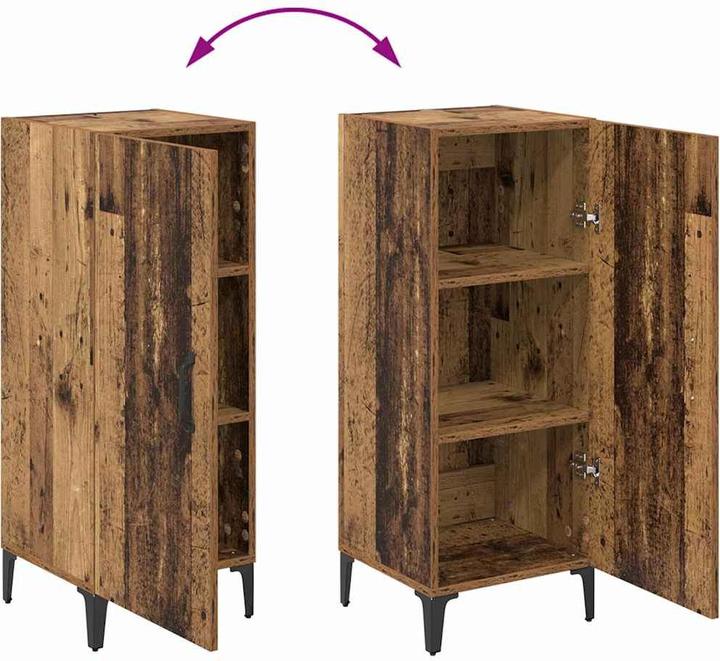 Actual product image vidaXL Sideboard-Aufbewahrung (34.50 x 34 x 90 cm)