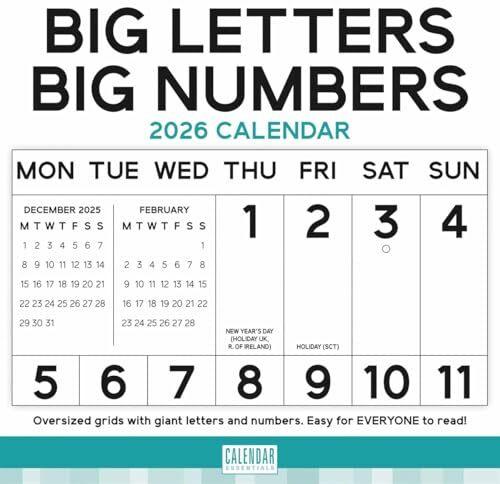 Produktbild Essential Big Letters Big Numbers Square