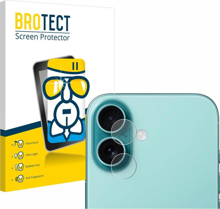 Brotect AirGlass Pellicola Protettiva In Vetro Ibrido Per Fairphone 2 - Durezza 9H, Anti-Impronta, Trasparente, Installazione Facile - Prodotto In Germania