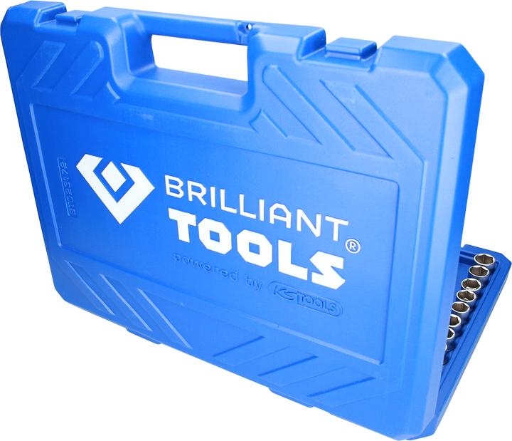 Actual product image Brilliant Tools Socket set, 172 pcs, 1/4, 3/8, 1/2 (3/8", 1/4", 1/2")