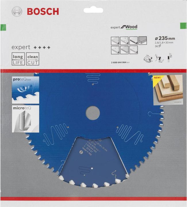 Actual product image Bosch Professional Zubehör Circular saw blade Expert for Wood