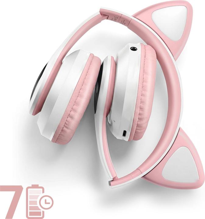 Produktbild Avizar Bluetooth Kinderkopfhörer Katzenohren