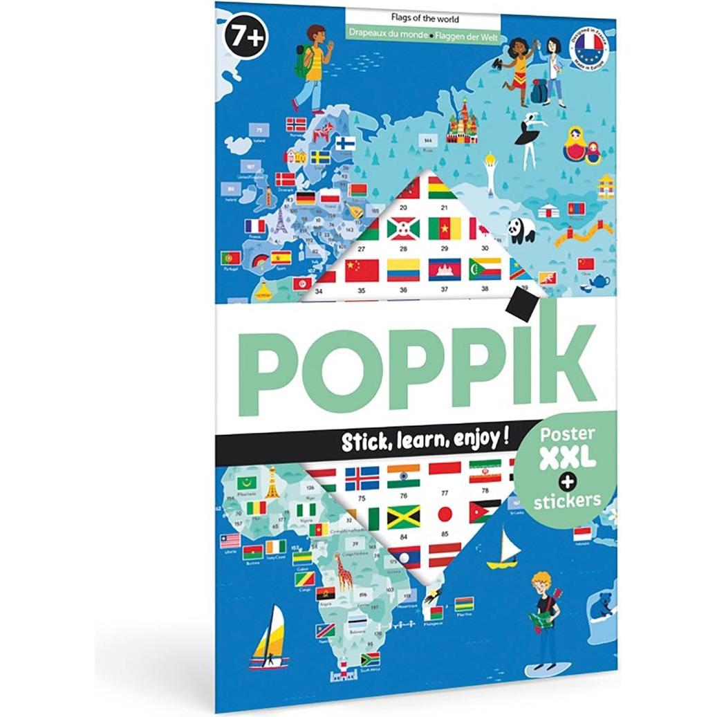 Poppik, Sticker, Flaggen der Welt