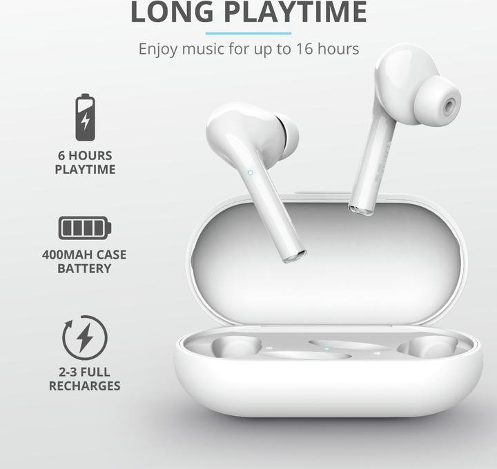 Image du produit Trust Casque d'écoute Nika (ANC, 16 h, Sans fil)