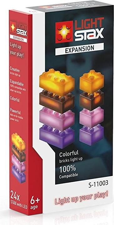Produktbild Stax Expansion orange, brown, purple, pink (Lego Kompatibel)