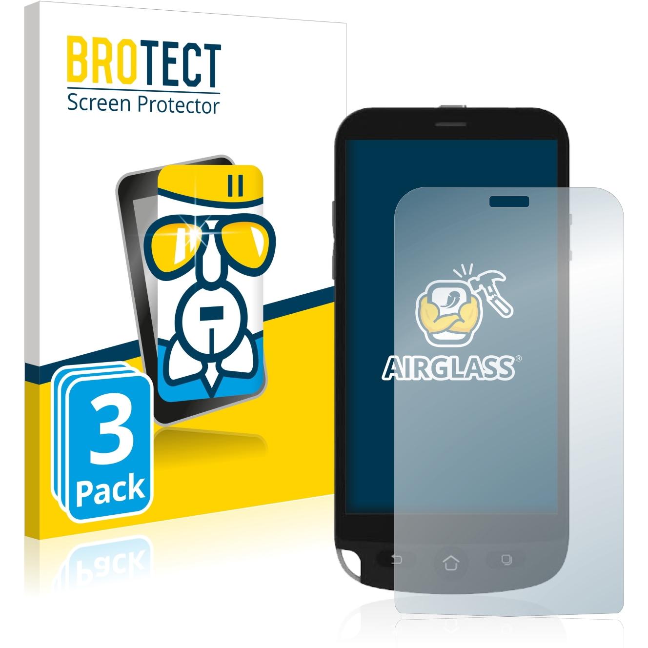 Thumbnail - BROTECT AirGlass Panzerglasfolie (3 Stück, Motorola Moto G50), Smartphone Schutzfolie, Transparent