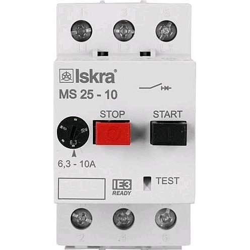Thumbnail - Iskra, Schutzschalter, IE3 Motorschutzschalter konform MS25 6,3