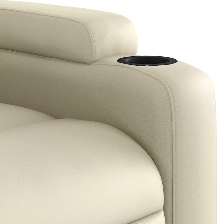 Immagine prodotto vidaXL Sedia da massaggio in similpelle crema, colore: crema, materiale