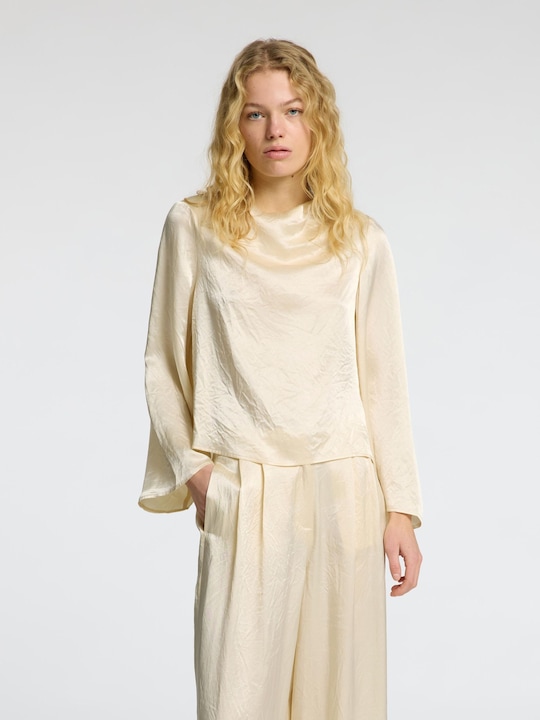Actual product image Selected Femme High Neck Oberteil mit langen Ärmeln (36)