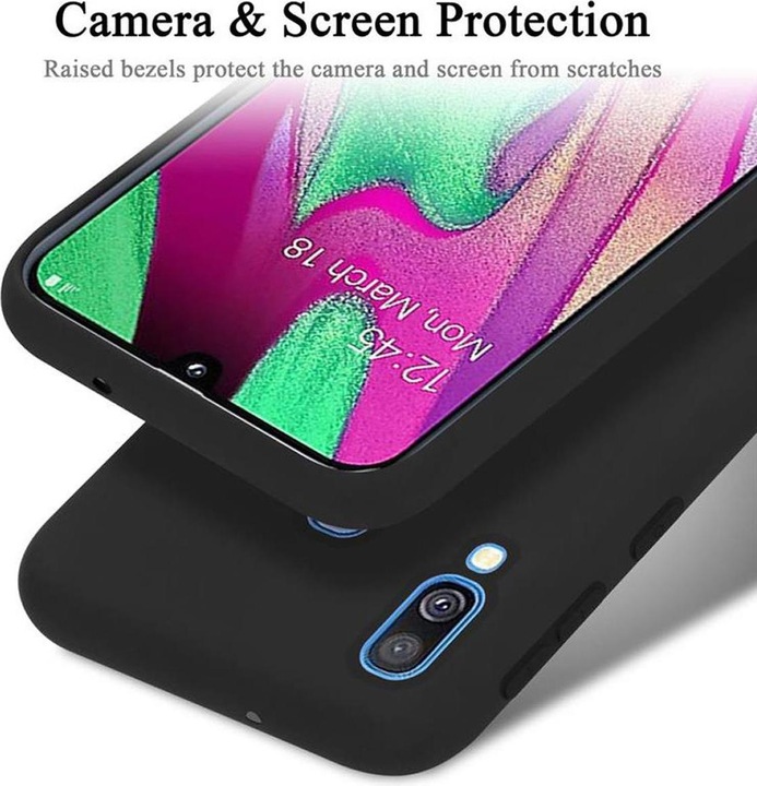Actual product image Cadorabo TPU Liquid Silicone Case Cover (Samsung Galaxy A40)