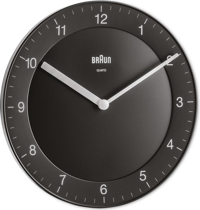 Actual product image Braun BC 06 B quartz wall clock analog (20 cm)