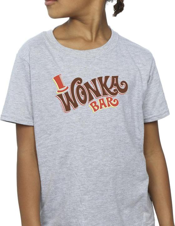 Immagine prodotto Willy Wonka & the Chocolate Factory Bar Logo Maglietta Ragazze (104)