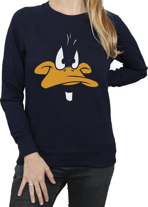 Immagine prodotto Looney Tunes Felpa Daffy Duck Viso Donna (L)
