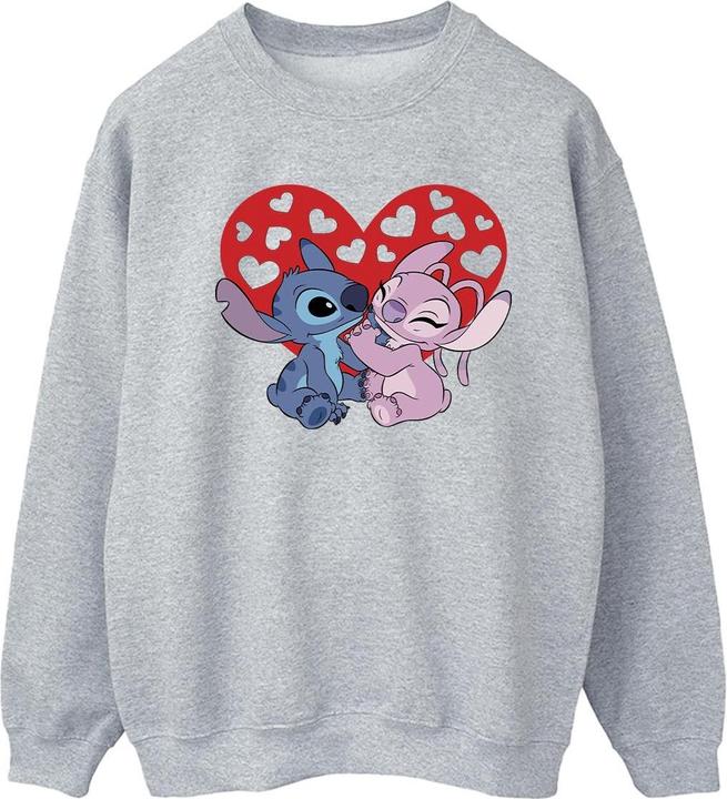 Immagine prodotto Disney Lilo & Stitch Hearts Felpa Donna (XL)