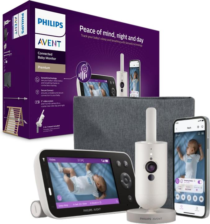 Produktbild Philips Avent Premium Video Connected (Babyphone mit Kamera, 400 m)