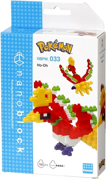 Actual product image Nanoblock Pokémon Ho-Oh Level 3 Building Block Model