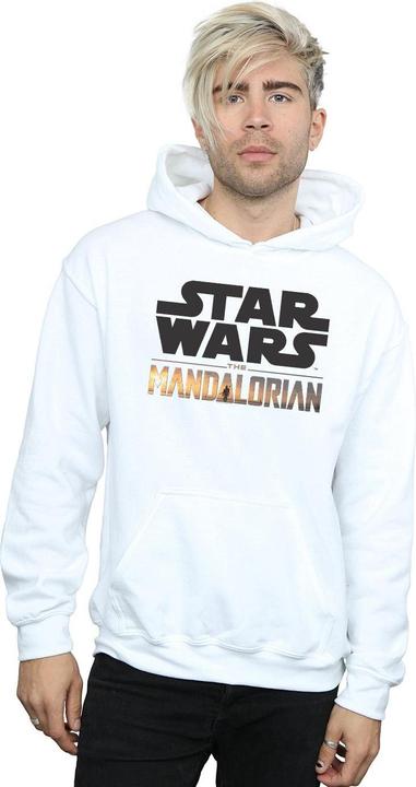 Immagine prodotto Star Wars The Mandalorian Logo Felpa con Cappuccio Uomo (3XL)