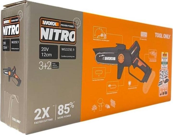 Actual product image Worx WG325E.9 (Battery chain saw)